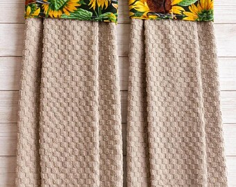 2-set hanging towels! Perfect for cabinets, ovens, and sinks, these towels combine style and functionality.