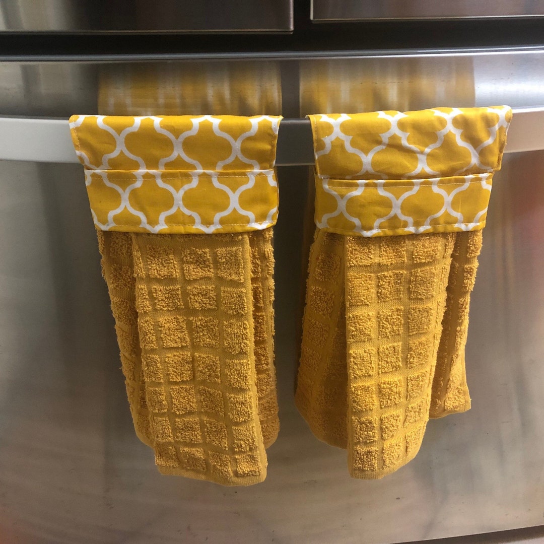 Handmade Custom Towels Hanging Dish Towel Hanging Terry Etsy