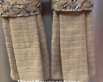 2 set Hanging  towels for bathroom ,kitchen , Cabinet  ,  oven towel,  Hanging hand towel