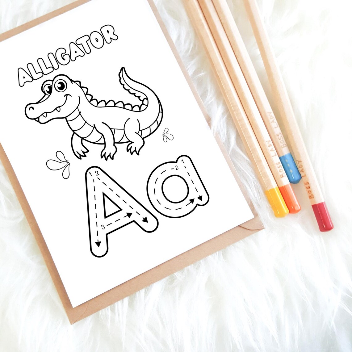 Animal Alphabet Coloring Pages - Etsy Canada