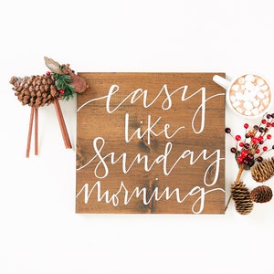 Square Wood Quote Sign - 1 inch