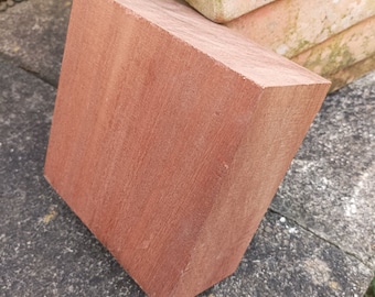 Hardwood sapele bowl blanks 150 x 150 x 70mm for wood turning