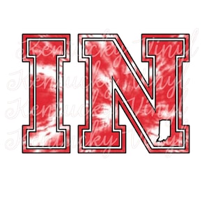 Indiana Tie Dye PNG