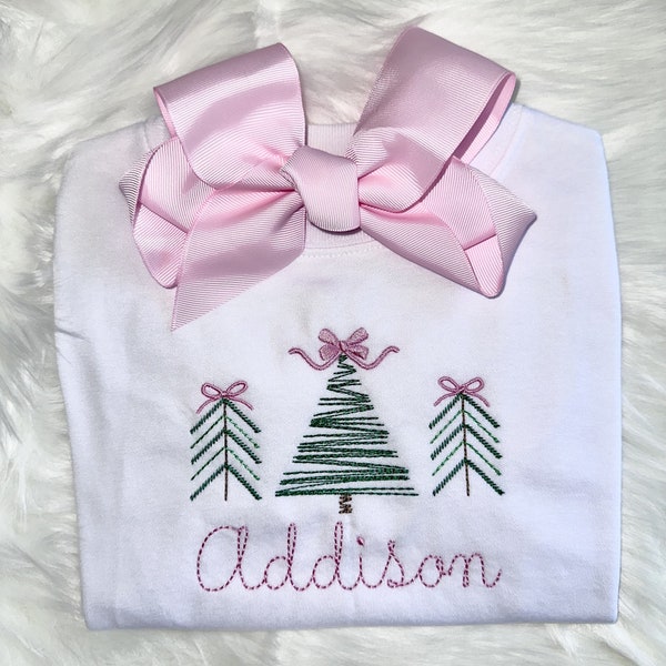 Christmas tree ruffle cake