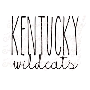 Kentucky Wildcats PNG for Sublimation
