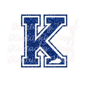 Kentucky Glitter K PNG for Sublimation