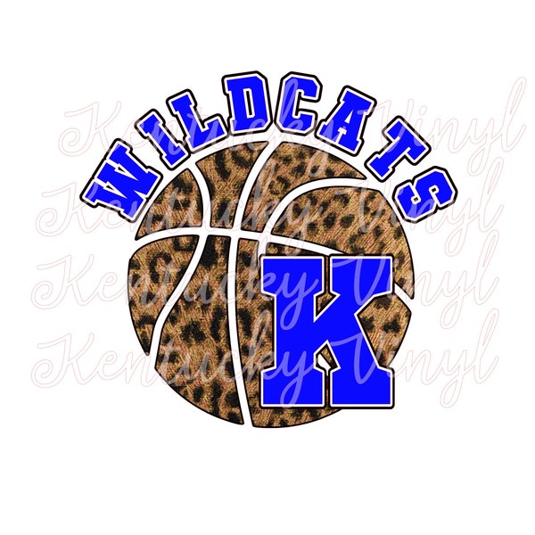 Kentucky Wildcats Basketball PNG for Sublimation