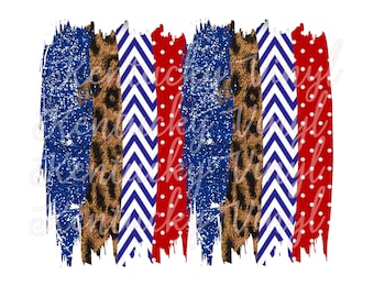 Royal Cheetah and Red Brush Stroke PNG for subliamtion