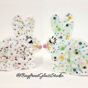 Glass Tea Light Votive - Handmade - Fused Glass - Decoration - Dog - Cat - Bird - Fish - Chicken - Bunny - Pet - Tree