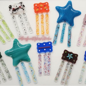 Glass Windchimes - Handmade - Fused Glass - Decoration - Chime - Window