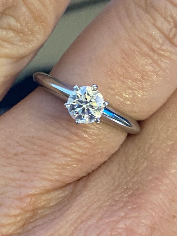 Tiffany and Co. Engagement Ring VVSI .48 CAROT