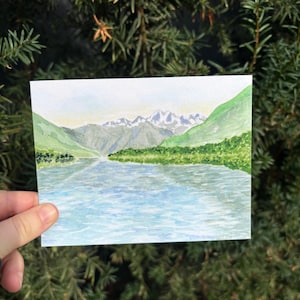 BC postcard Birkenhead Lake