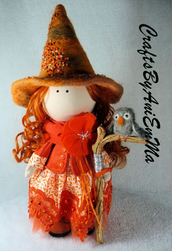 Textile Doll Kitchen Witch Kitchen Decor Handmade Etsy