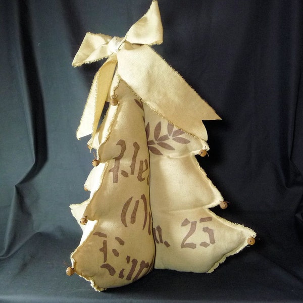 Handmade Primitive Old World Christmas Tree/Primitive Holiday Decor