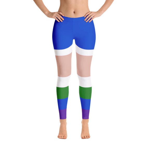 Adult Leggings Rainbow Brite Inspired light Skin Illusion Etsy UK