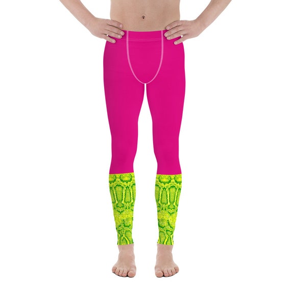 Mens pink best sale leggings