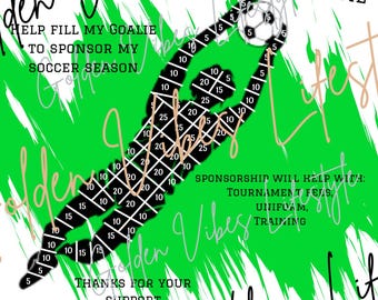 Soccer Fundraiser Template: Fill My Goalie/Player, Editable Canva Flyer (Digital Download)