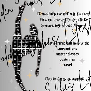 Dance Fundraiser Flyer: Editable Canva Template (Digital Download 8.5x11in)