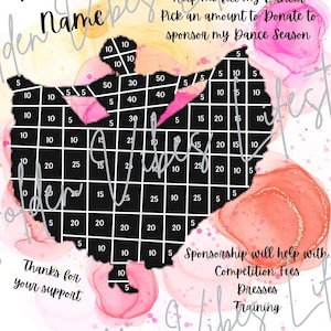 Dance Fundraiser Canva Template: Latin & Folklorico Dancer (Printable Digital Download)