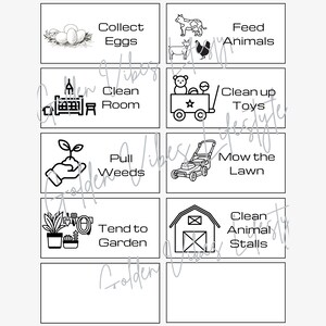 Homeschool | Healthy Habits | Responsibility Cards | Visual Schedule ...