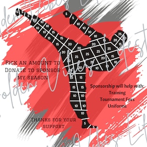 Martial Arts Fundraiser Flyer: Editable Canva Template (Digital Download)