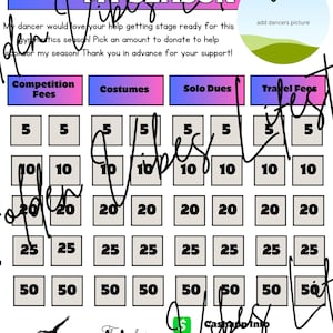 Gymnastics Fundraiser Flyer: Sponsor a Gymnast, Editable Canva Template (Digital Download)