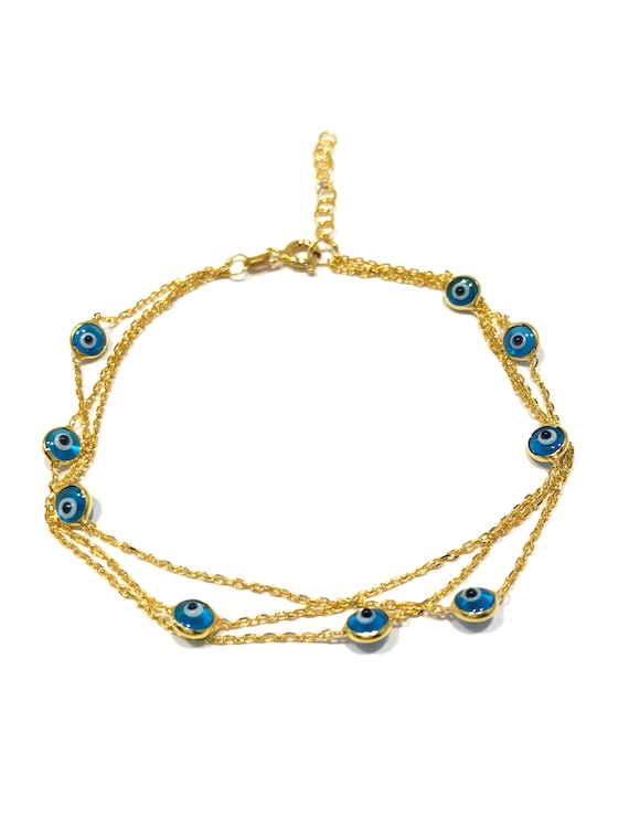 triple chain bracelet