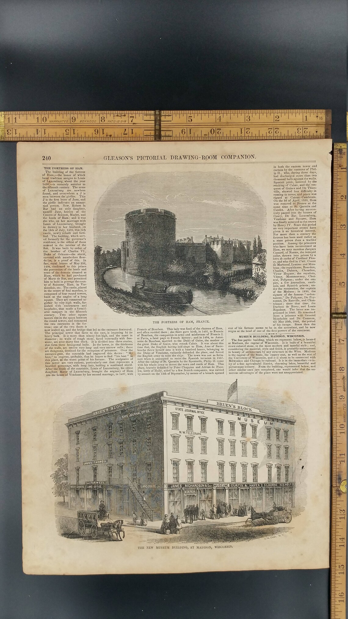 The Fortress of Ham France 1854. New Museum Building at Etsy