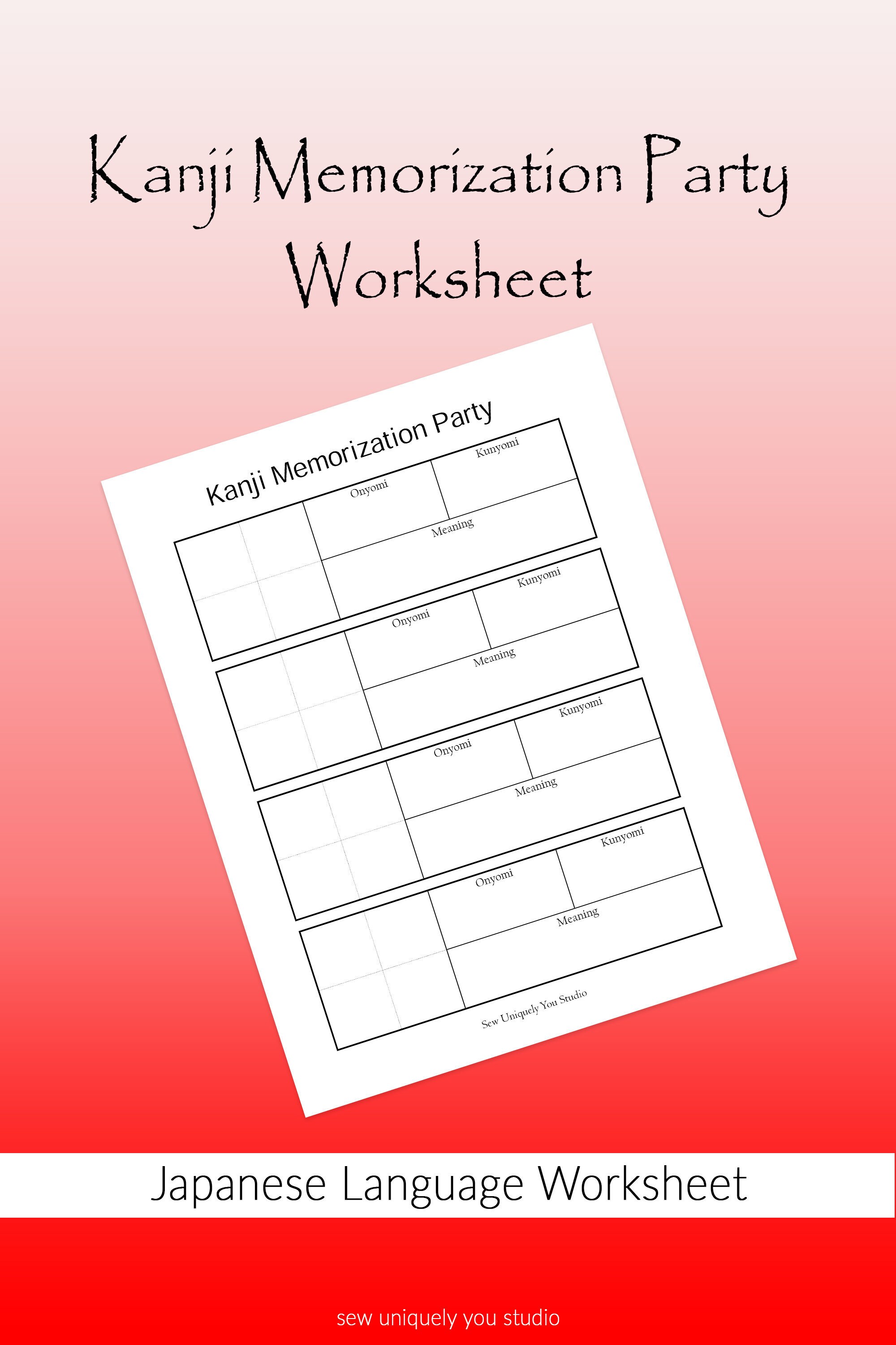 learn japanese worksheet language printable pdf kanji etsy
