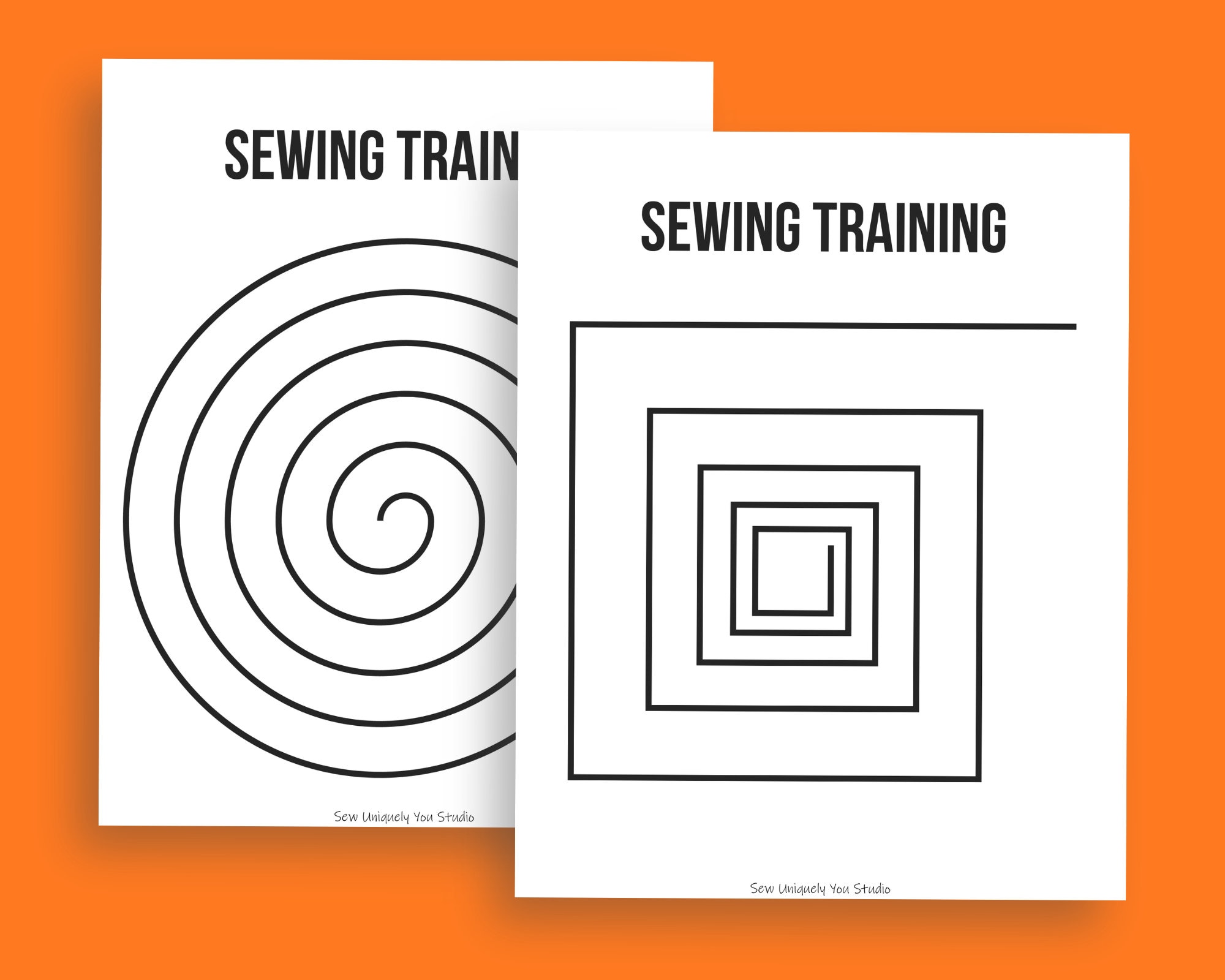Sewing Practice Sheet, Pages, PDF, Learn to Sew, Skills, Learning