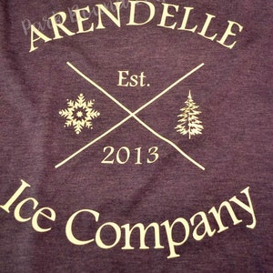 Arendelle Ice Co, Frozen, Elsa shirt, Arendelle shirt, Arendelle, Disney shirt, adult Disney shirt, adult Frozen shirt, Frozen shirt image 6