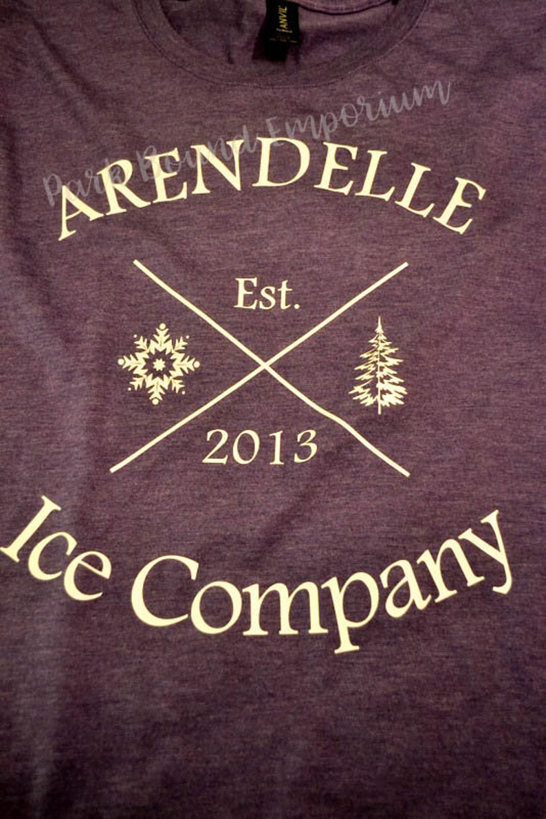 Arendelle Ice Co, Frozen, Elsa shirt, Arendelle shirt, Arendelle, Disney shirt, adult Disney shirt, adult Frozen shirt, Frozen shirt image 6