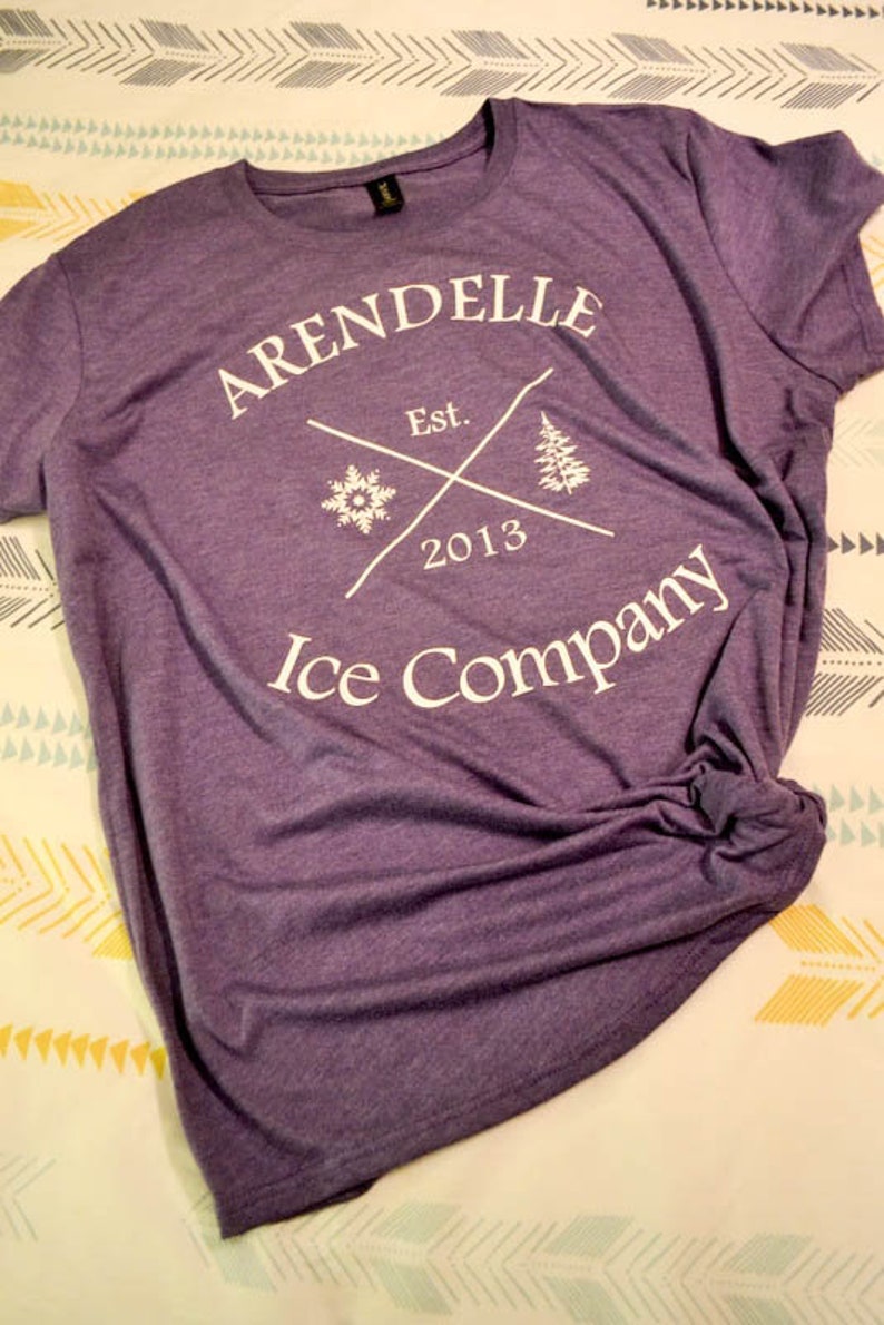 Arendelle Ice Co, Frozen, Elsa shirt, Arendelle shirt, Arendelle, Disney shirt, adult Disney shirt, adult Frozen shirt, Frozen shirt heather purple