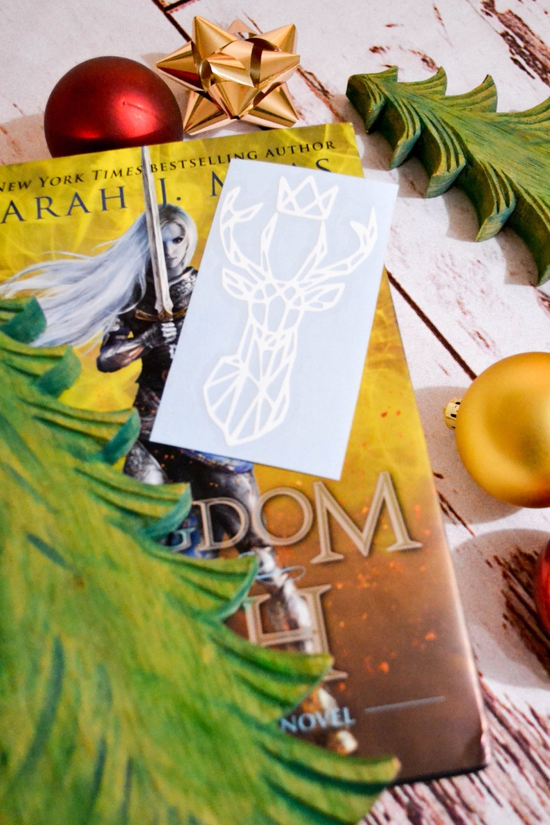 Stag sticker Stag Book fandom sticker Terrasen TOG sticker Sarah J Maas Terrasen sticker Lord of the North sticker