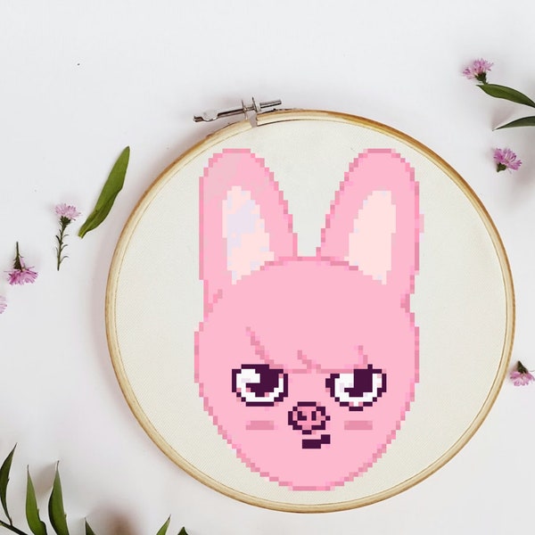 Dwaekki SKZOO cross stitch pattern