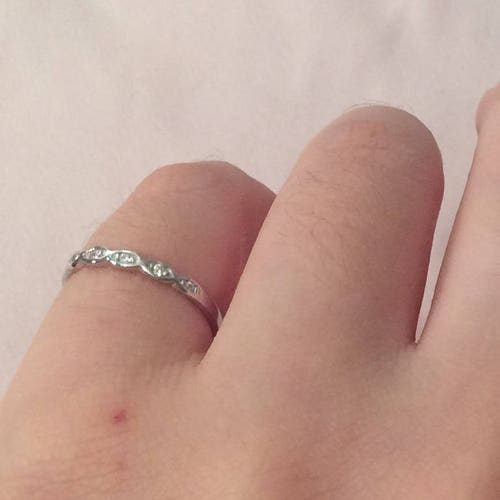 Sterling Silver Pinky Ring Etsy