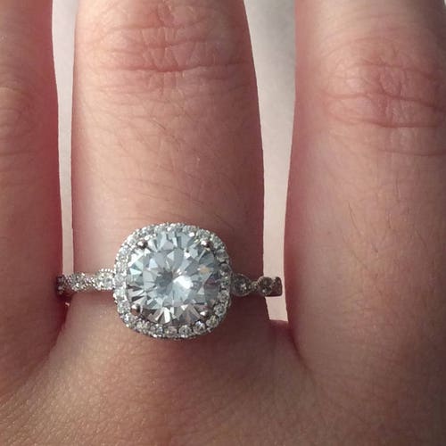 Silver Promise Ring Women's Promise Ring Girlfriend Etsy