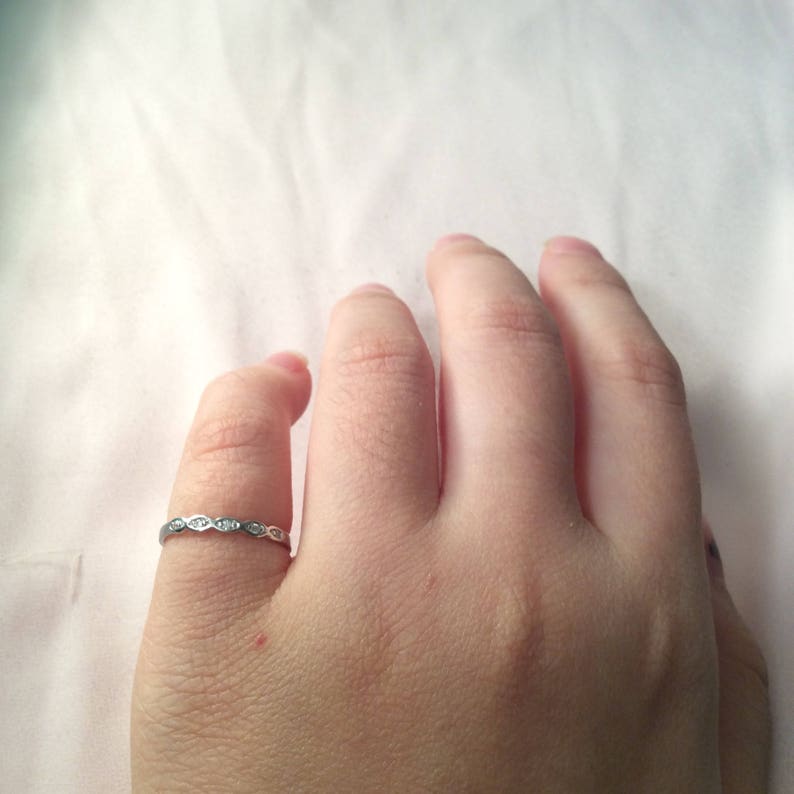 Thin Ring Silver Thin Ring thin Band Ring Women's Etsy