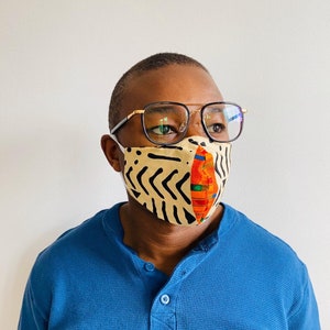 Adult Washable Face Mask | 2 Layer Mask | Mask With Nose Wire | Protection Mask