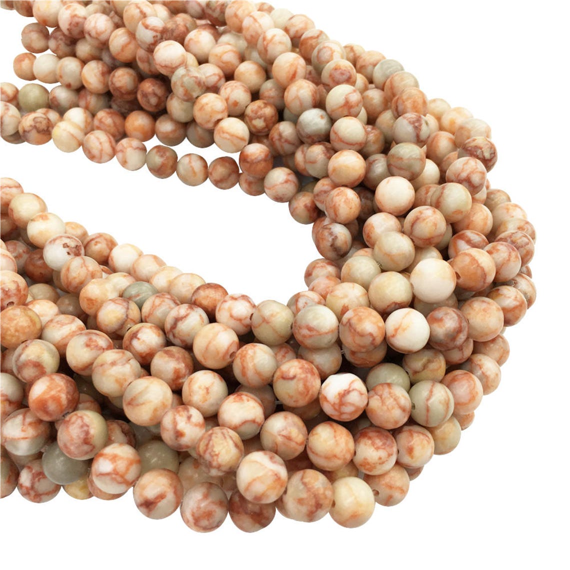 Red Line Jasper Round Beads 6mm 8mm 10mm 12mm Gemstone Beads Etsy