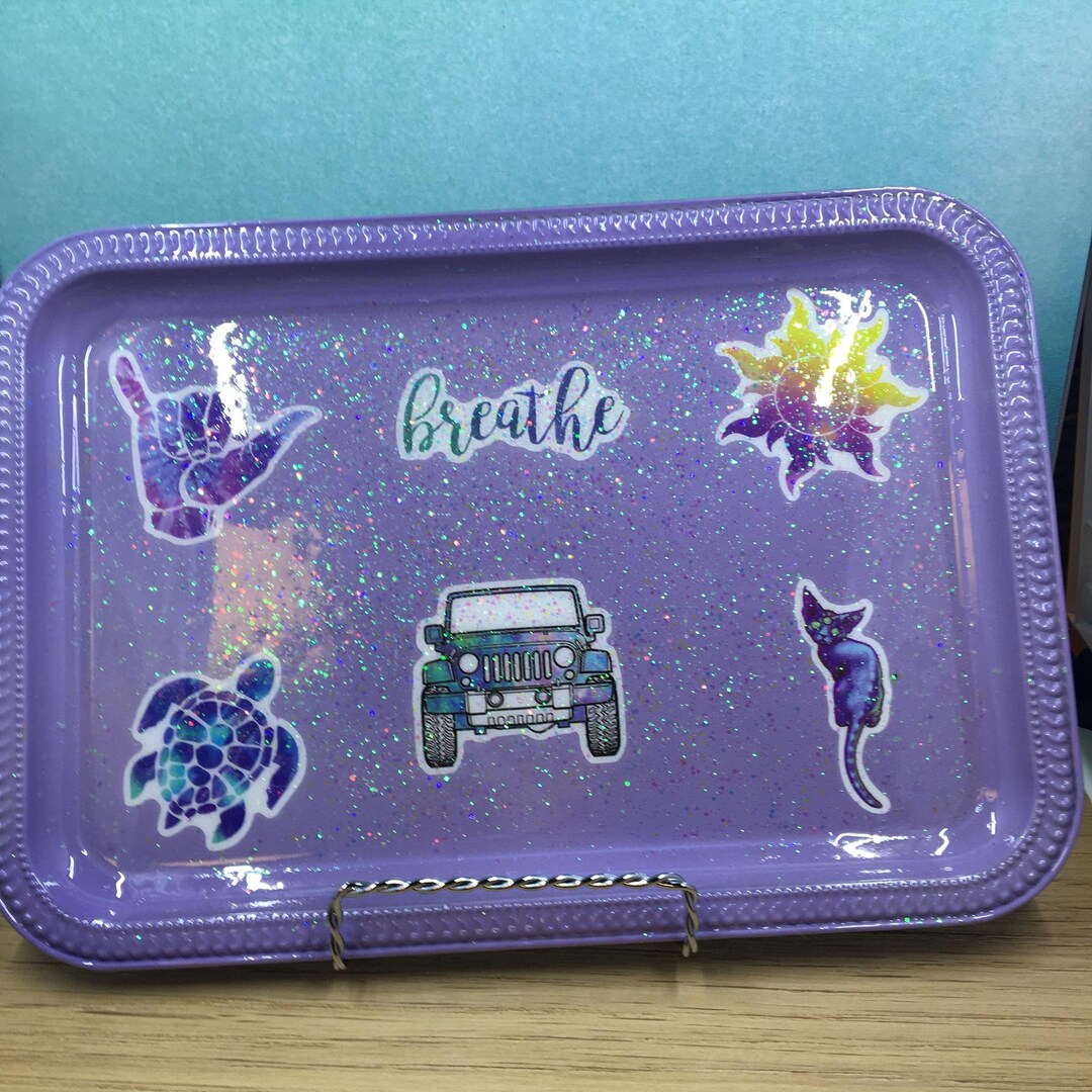 Lavender Aesthetic Rolling Tray Etsy