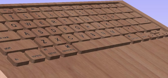 Wooden Keyboard Themed Going Away Plaque