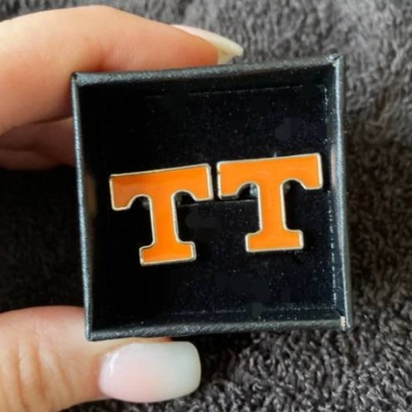 Tennessee Cuff Links Vols Game Day Cufflinks High Quality Team Gifts TN Tennessee Volunteers gift Tennessee jewelry