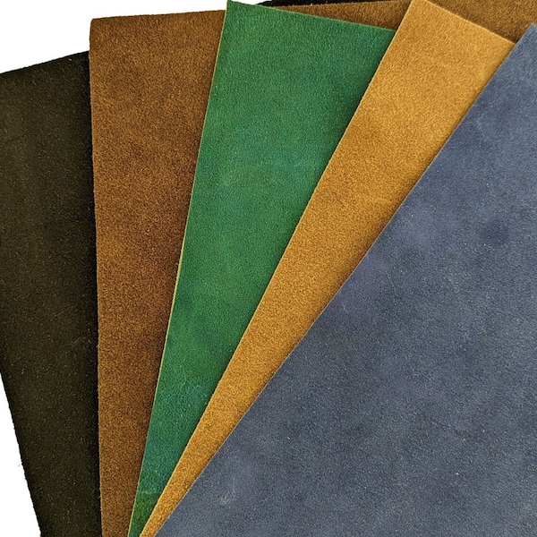 Suede leather sheets size 30 x 30 cm