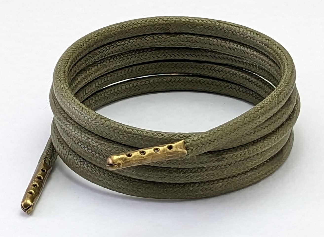 Olive shoe laces best sale