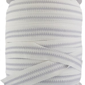 22 mm Rubberised Shirt Grip - White 5- 10 metre lengths