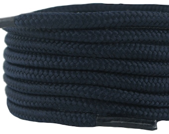 Schnürsenkel dunkle Marine 150 cm 5 mm Spitzen 2 Paar Pack