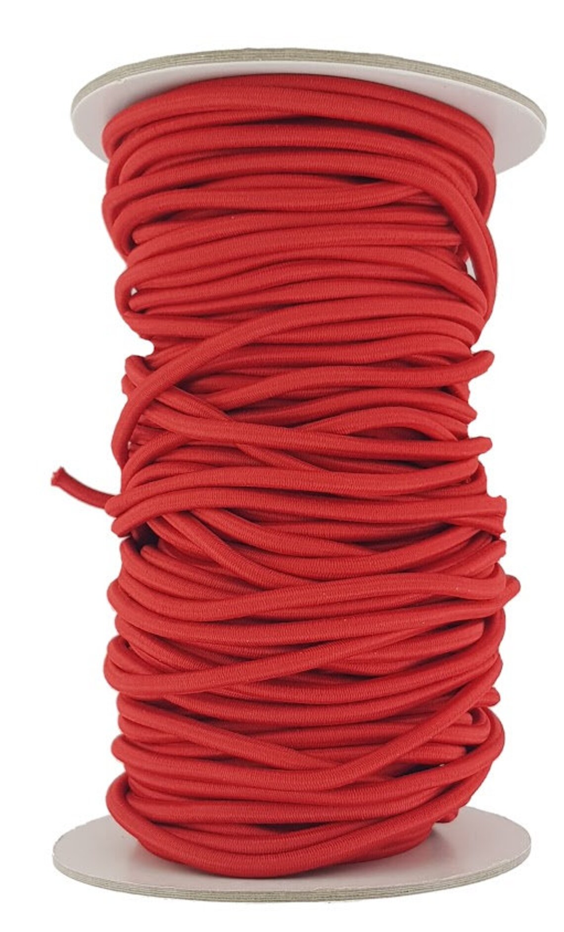 Elastic Cord 4 Mm Round Sold in Lengths of 2345 Metres Red Etsy UK