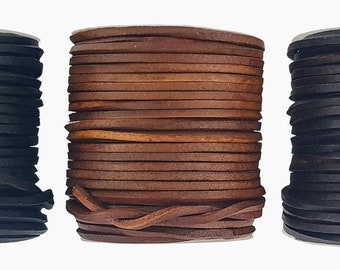 Leather lace cheap
