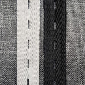 Button Hole Elastic Waist Band Woven Sewing Stretch Tape 15 mm wide